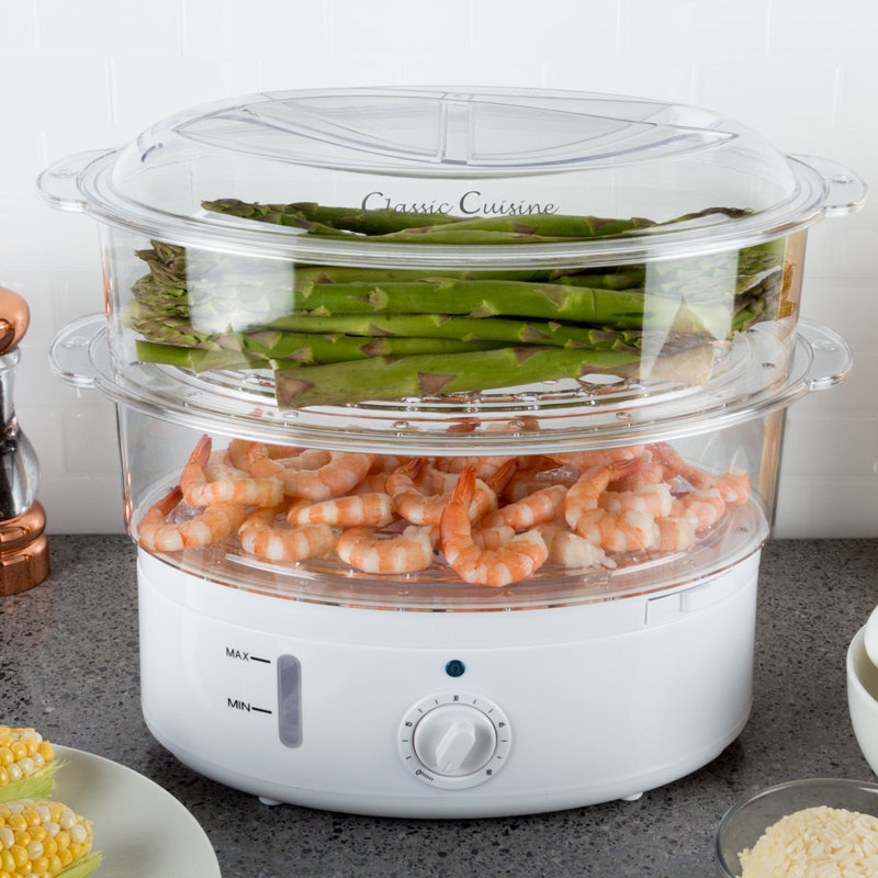 Classic Cuisine 6.3 Qt. Food Steamer & Reviews Wayfair